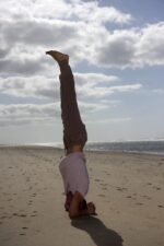 yoga op het strand